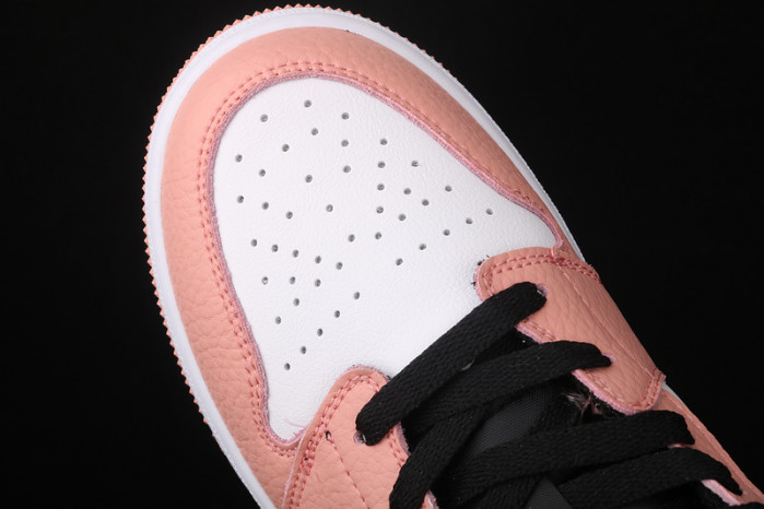 air jordan 1 mid pink quartz (gs) 555112-603
