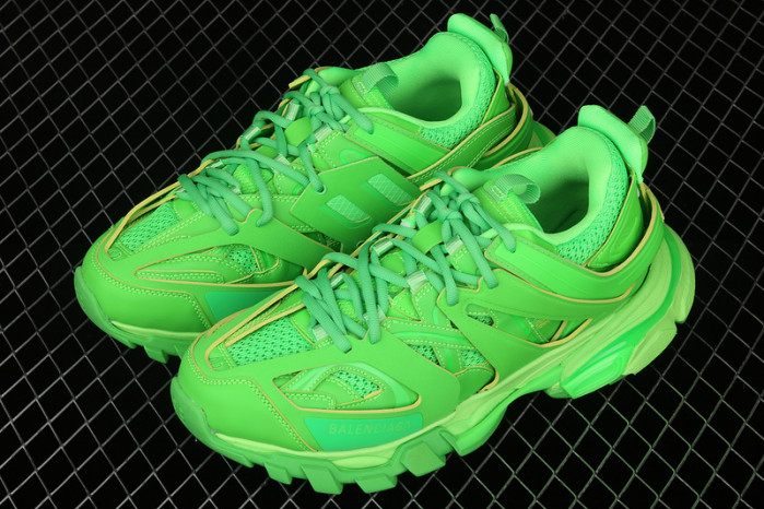 bl track trainers sneaker fluorescent green a11703