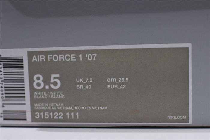 nike air force 1 low white 