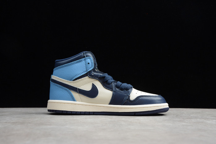 air jordan 1 kids retro high obsidian unc 555088-140