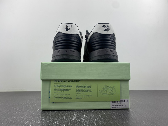 ofw out of office low-top leather sneakers