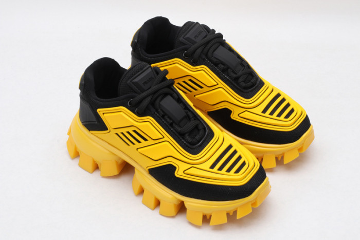 PRAD YELLOW BLACK SNEAKERS