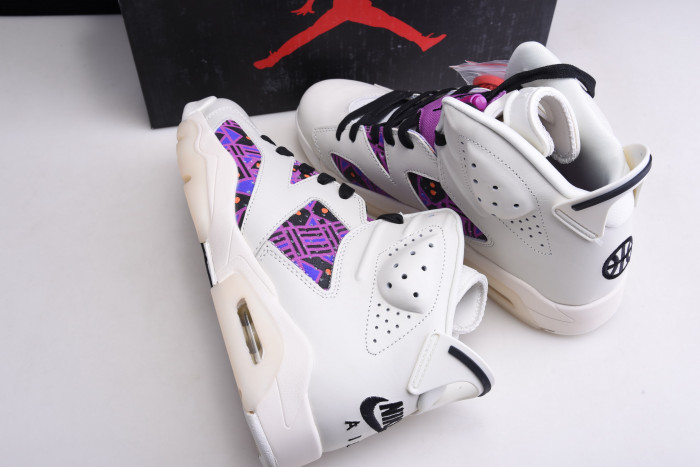 air jordan 6 retro quai54 sail black cz4152-101