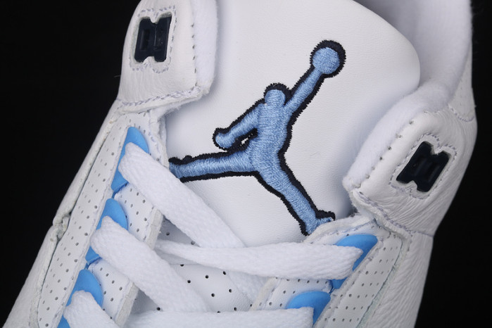 air jordan 3 retro “unc” white ct8532-104