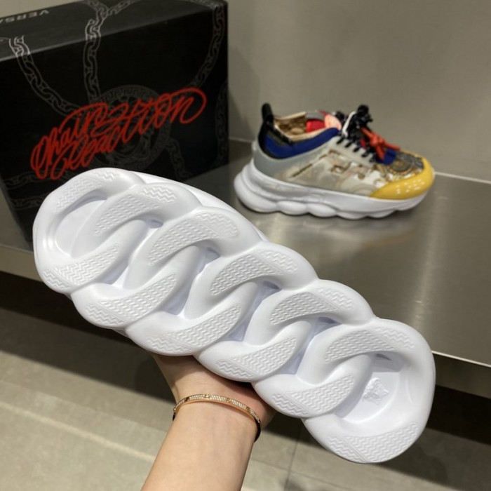 vse chain reaction yellow sneaker