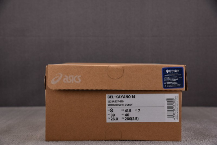 As1cs gel-kayano 14 white graphite grey 1203a537-110