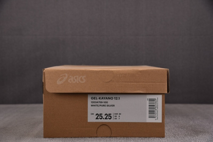 As1cs gel-kayano 12.1 silver green 1203a759-100