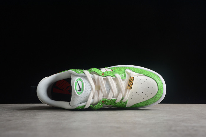 nike dunk low disrupt 2 green snakeskin dv1491-101
