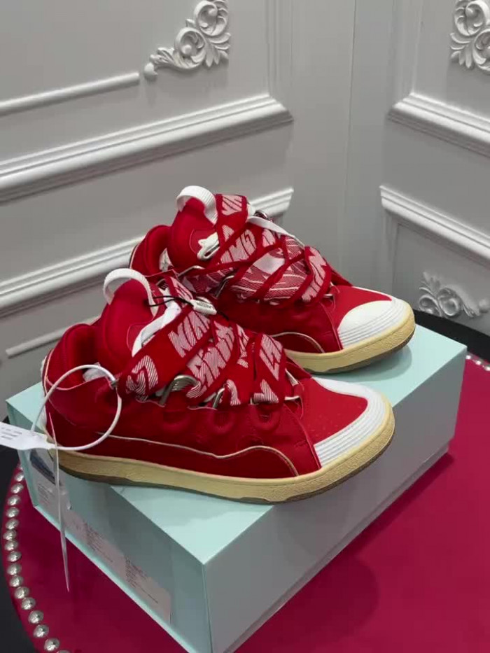 lanvin curb sneaker