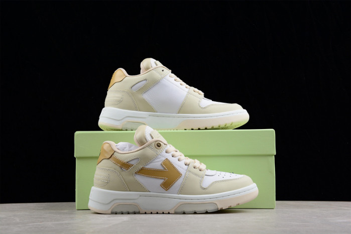 ofw out of office low-top leather sneakers 22100807