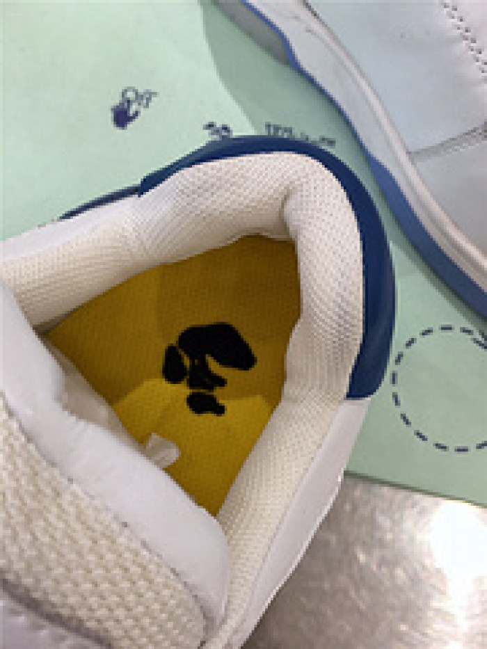 ofw out of office low-top leather sneakers