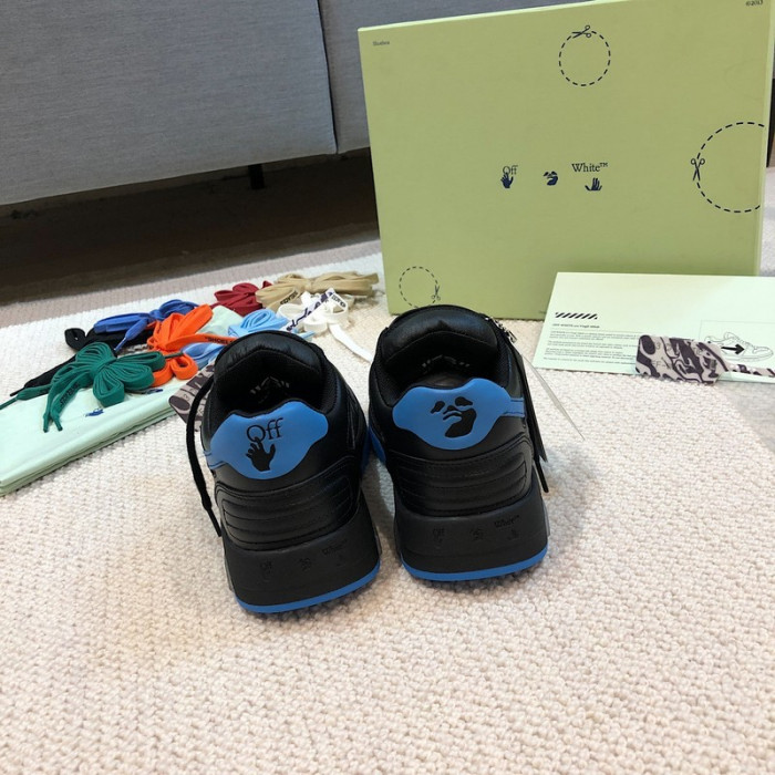 ofw out of office low-top leather sneakers