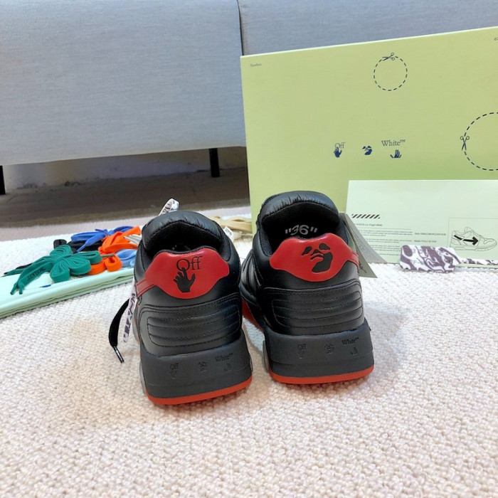 ofw out of office low-top leather sneakers