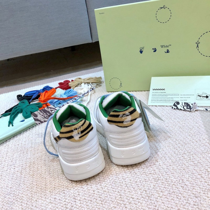 ofw out of office low-top leather sneakers