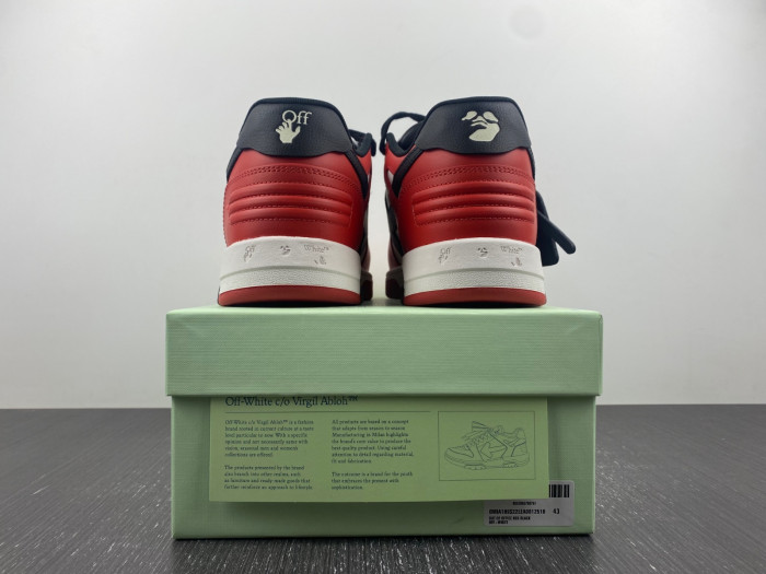 ofw out of office low-top leather sneakers 23061301