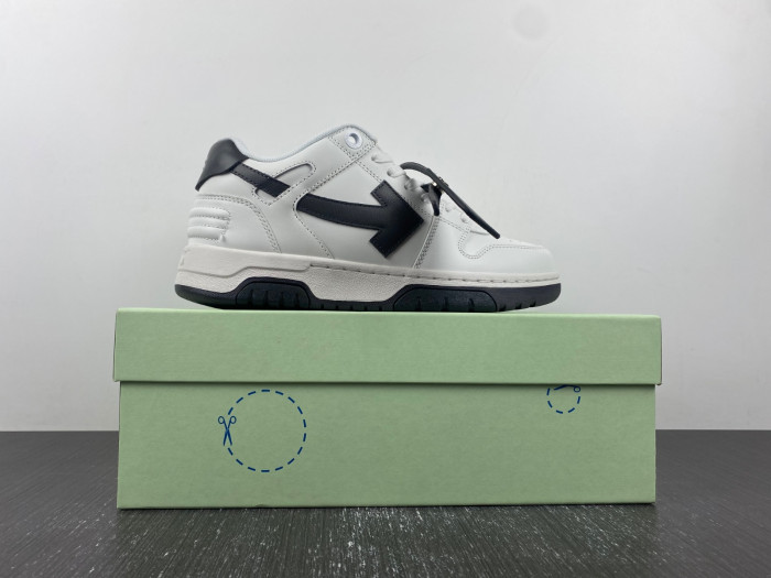 ofw out of office low-top leather sneakers