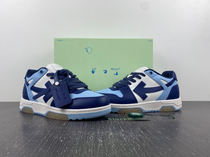 ofw out of office low-top leather sneakers