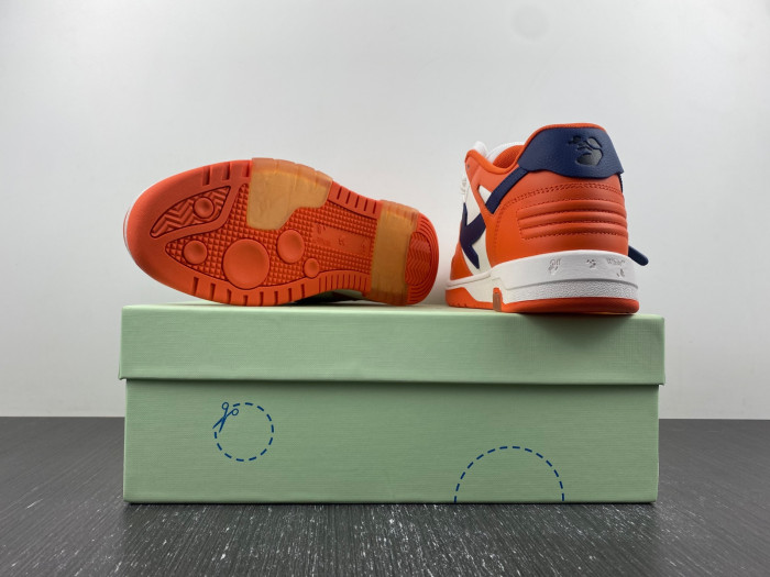 ofw out of office low-top leather sneakers