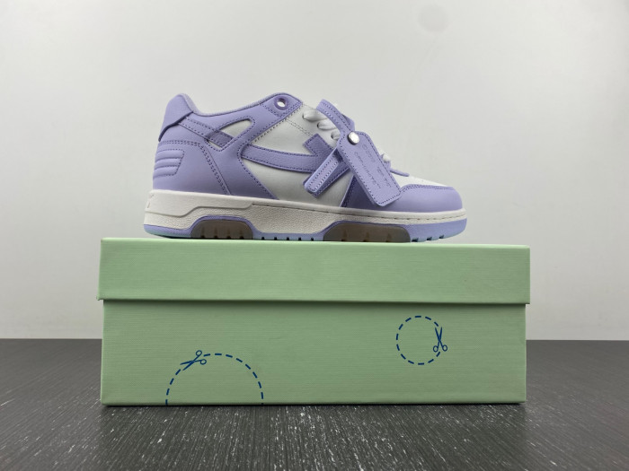 ofw out of office low-top leather sneakers