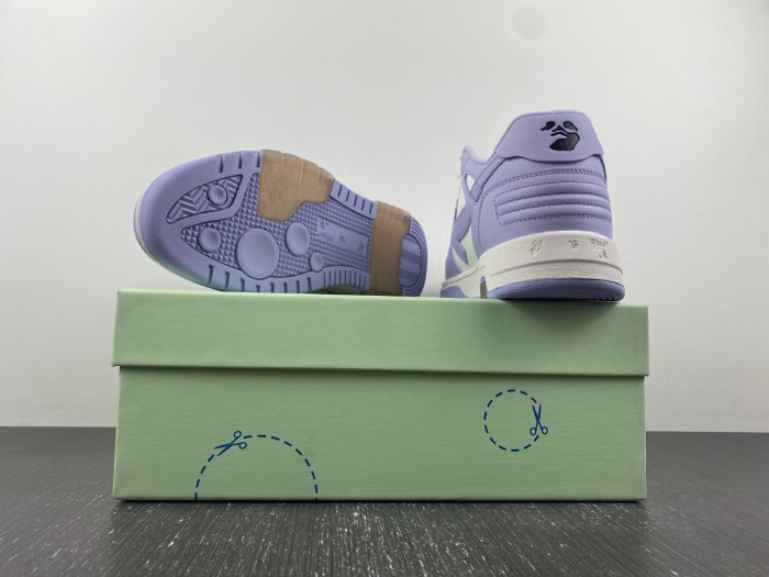 ofw out of office low-top leather sneakers