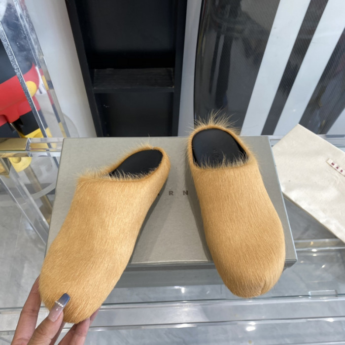 marni fussbett sabot loafers