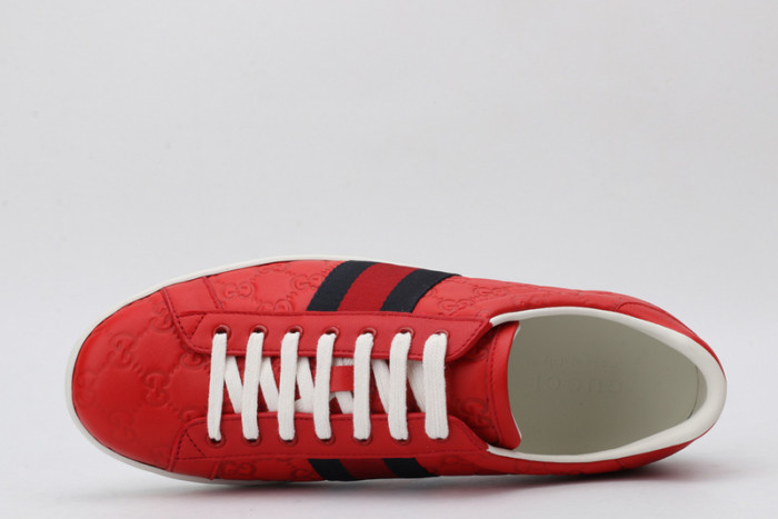 gi ace embroidered low-top sneaker