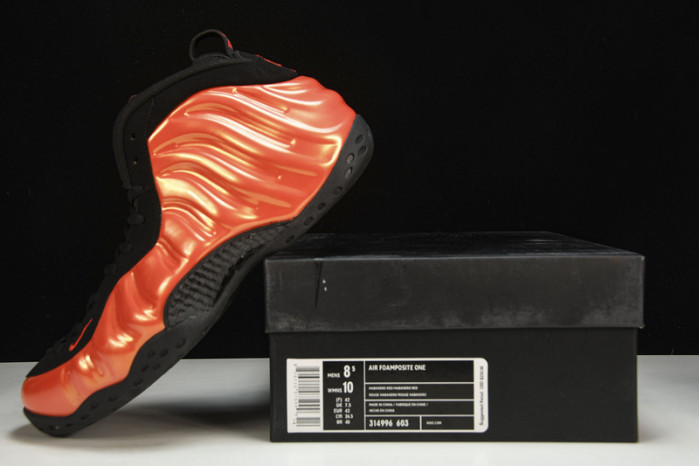nike air foamposite one habanero red 314996-603