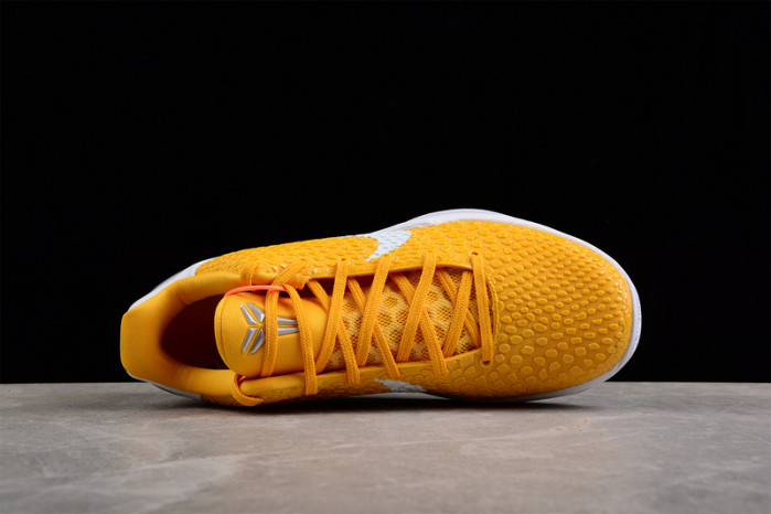 nike zoom kobe vi tb yellow sneaker 454142-700