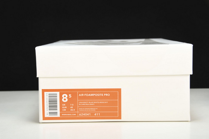 nike air foamposite pro university blue 624041-411