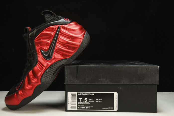 nike air foamposite pro "universty red" mens 624041-604