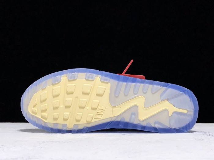 ofw x nike air max 90 am90 the ten 10 sail muslin virgil abloh - aa7293-100