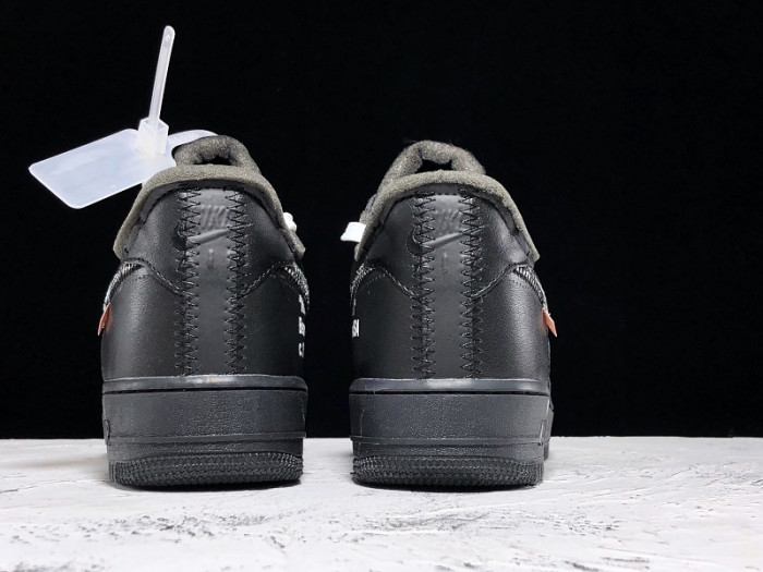 ofw x moma x nike air force 1 07 low black - av5210-001