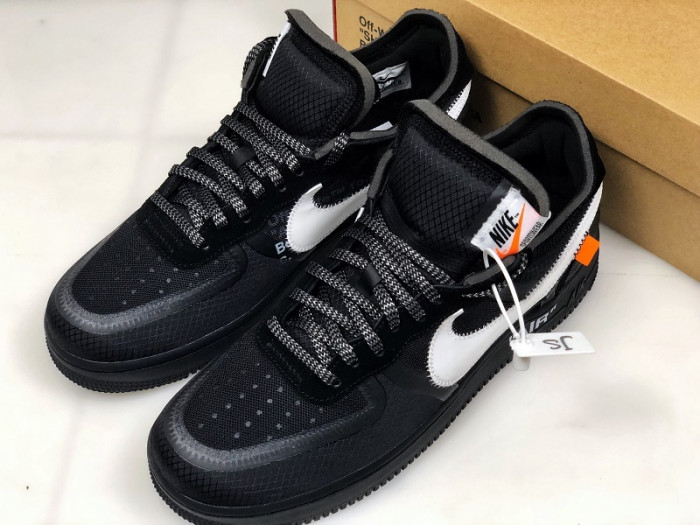 ofw nike air force 1 black - ao4606-001