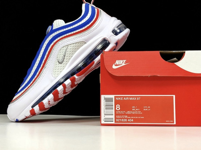 air max 97 game royal metallic silver university red 921826-404