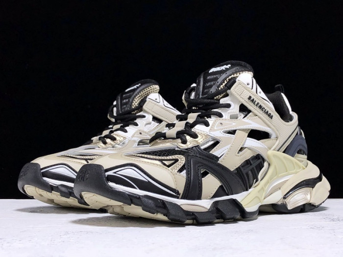 bl track trainers sneaker beige black h903p069