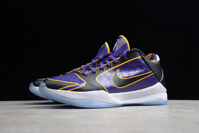 kobe 5 protro lakers court purple/black-university gold cd4991-500