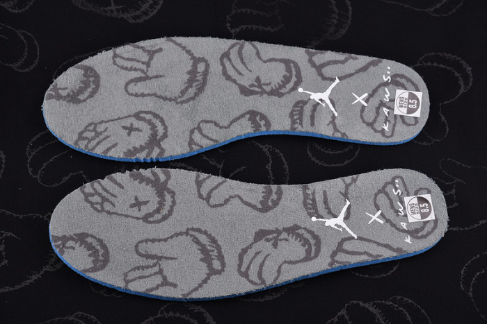 kaws x air jordan 4 grey 930155-003