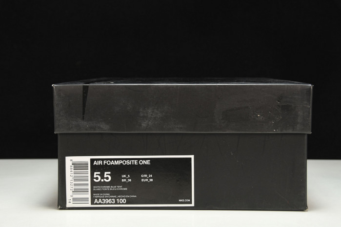nike air foamposite one Ch*0me white aa3963-100