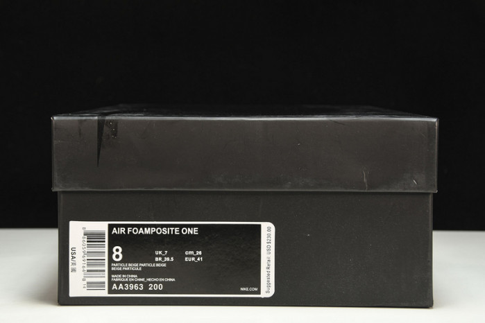 nike air foamposite one particle beige aa3963-200