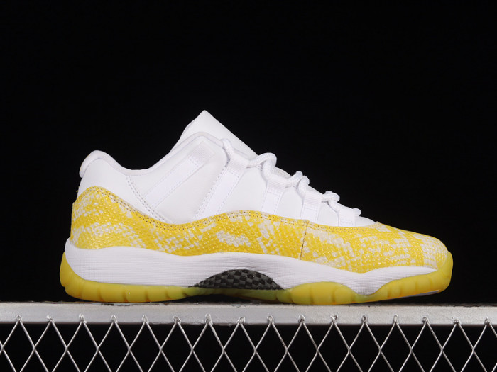 air jordan 11 low wmns “yellow snakeskin” ah7860-107