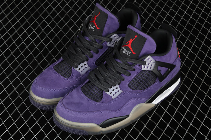 air jordan 4 retro travis scott purple aj4-766302