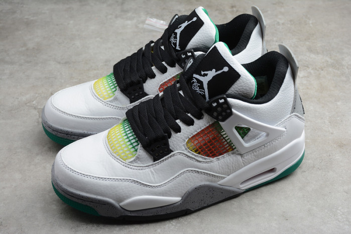 jordan 4 retro lucid green rasta (w) - aq9129-100