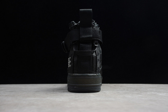 NIKE AIR FORCE 1 MID “TIGER CAMO” BLACK MENS - AA7345-001