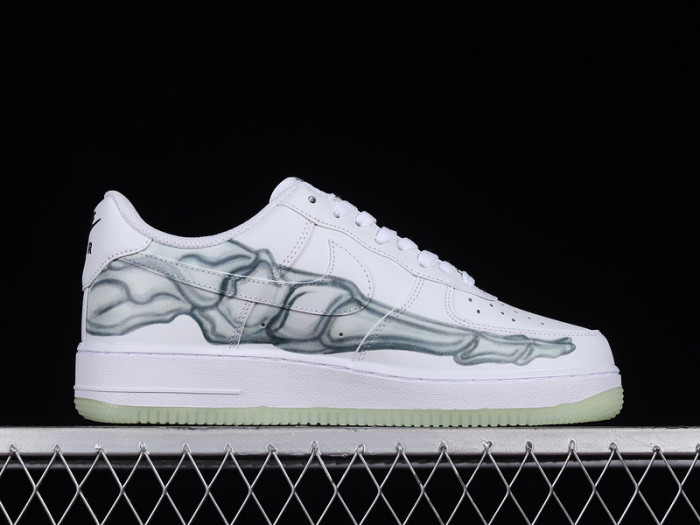 nike air force 1 low skeleton halloween bq7541-100