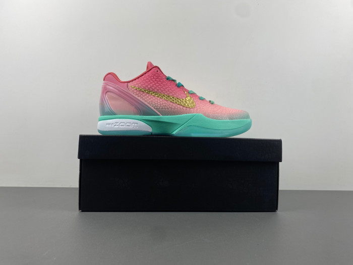 nike zoom kobe 6 pink green cm2190-201