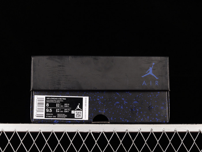air jordan 4 black blue ct8527-018