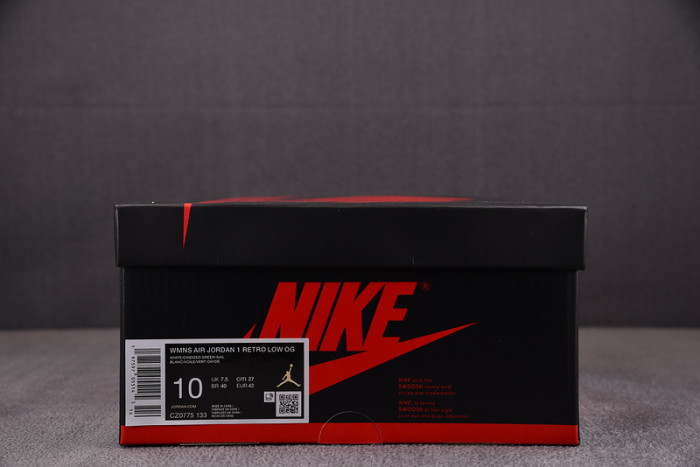 air jordan 1 low og wmns “oxidized green” cz0775-133