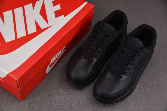 Nike Air Max 90 Leather Triple Black CZ5594-001