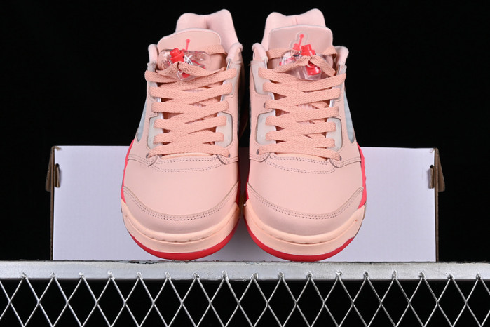 air jordan 5 retro low girls that hoop arctic orange/red/black da8016-806