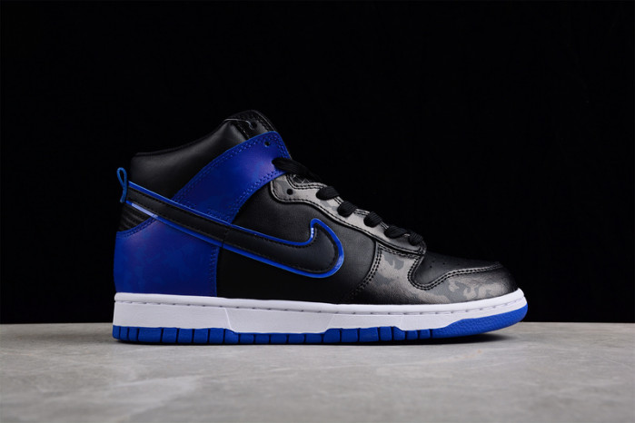 nike dunk high blue camo dd3359-001